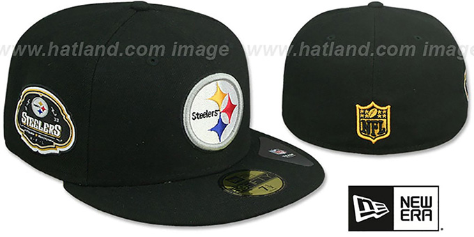 Steelers 'TEAM-SUPERB' Black Fitted Hat by New Era