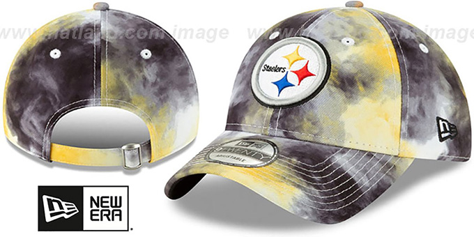 Pittsburgh Steelers TIE-DYE STRAPBACK Hat by New Era