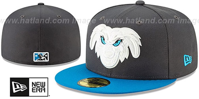 Storm 'COPA' Charcoal-Blue Fitted Hat by New Era