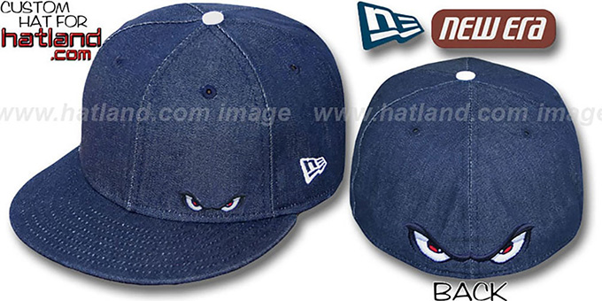 Storm 'DENIM FLAWLESS' Navy-Pink Fitted Hat by New Era