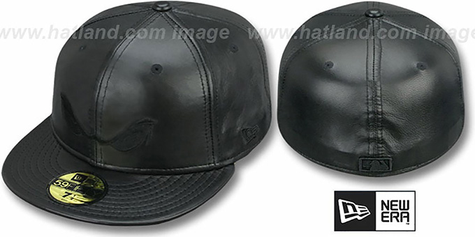 Storm 'LEATHER BLACKOUT' Fitted Hat by New Era