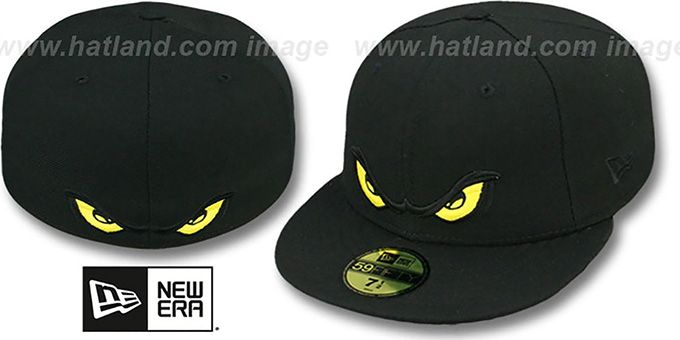 Storm 'YELLOW EYES' Black Fitted Hat by New Era