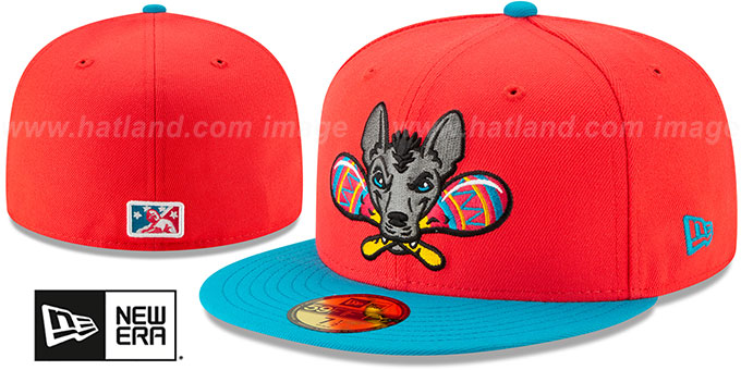 Stripers 'COPA' Red-Blue Fitted Hat by New Era