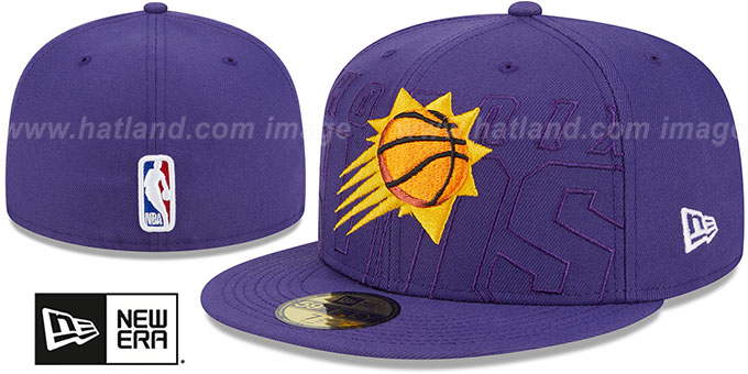 Suns 2023 'NBA DRAFT' Purple Fitted Hat by New Era