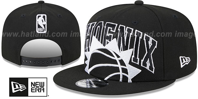 Suns '2023 TIP OFF SNAPBACK' Black-White Hat by New Era