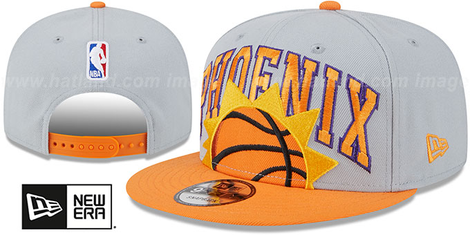 Suns '2023 TIP OFF SNAPBACK' Grey-Orange Hat by New Era