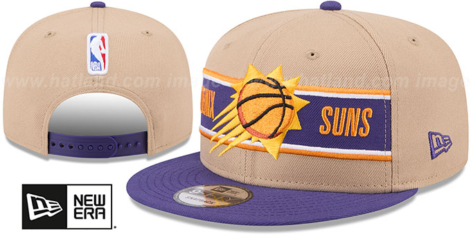 Suns '2024 NBA DRAFT SNAPBACK' Camel-Purple Hat by New Era