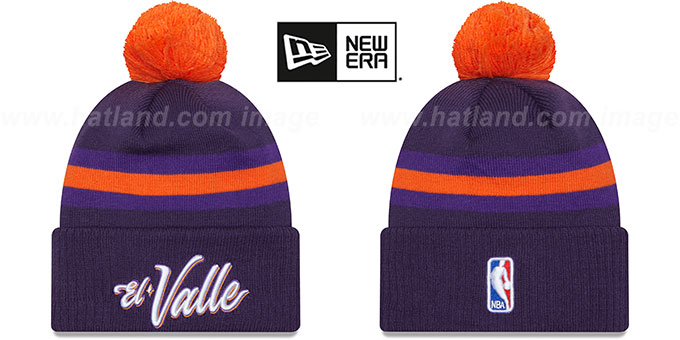 Suns 23-24 'CITY-EDITION' Knit Beanie Hat by New Era