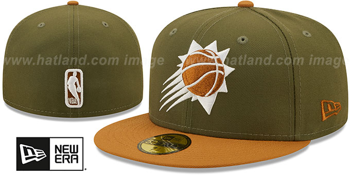 Suns '2T COLOR PACK' Olive-Tan Fitted Hat by New Era