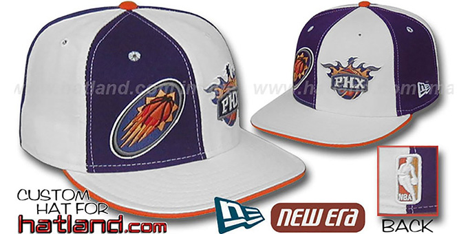 Suns 'DOUBLE WHAMMY' Purple-White Fitted Hat