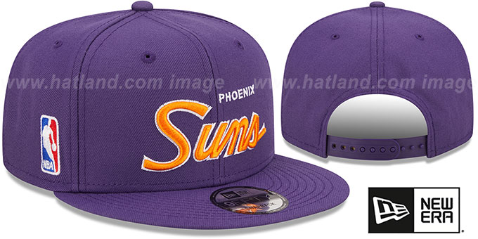 Suns 'SCRIPT-UP SNAPBACK' Purple Hat by New Era