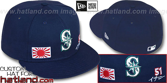 Suzuki 'TRIPLE THREAT' 2 Navy Fitted Hat by New Era