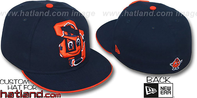 Syracuse 'INSIDER BIG-ONE' Navy Fitted Hat by New Era