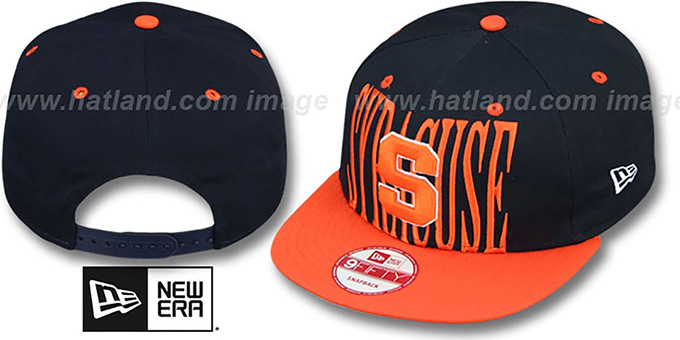 Syracuse 'STEP-ABOVE SNAPBACK' Navy-Orange Hat by New Era