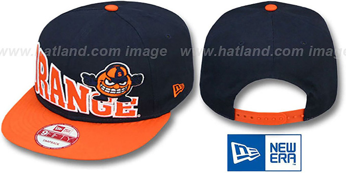 Syracuse 'STOKED SNAPBACK' Navy-Orange Hat by New Era