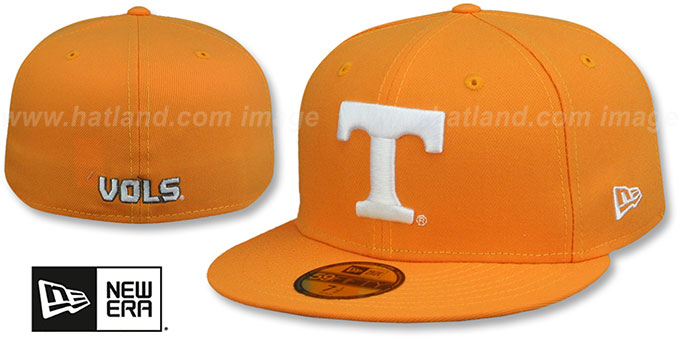 Tennessee 'NCAA TEAM-BASIC' Orange Fitted Hat by New Era