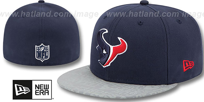 Texans '2014 NFL DRAFT' Navy Fitted Hat by New Era