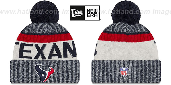 Texans '2017 STADIUM BEANIE' Navy Knit Hat by New Era