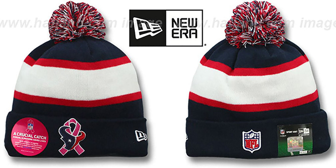 Texans 'BCA CRUCIAL CATCH' Knit Beanie Hat by New Era