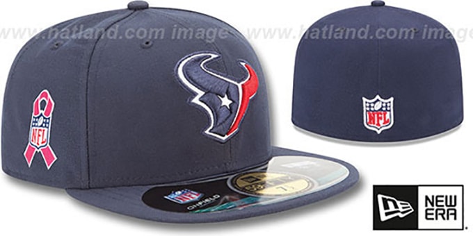 Texans 'NFL BCA' Navy Fitted Hat by New Era