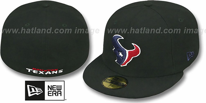 Texans 'NFL TEAM-BASIC' Black Fitted Hat by New Era