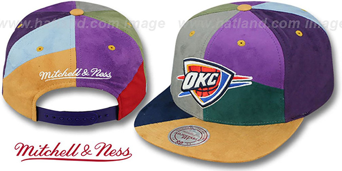 Thunder 'CUT-N-SEW PATCHES SNAPBACK' Multi Hat by Mitchell and Ness