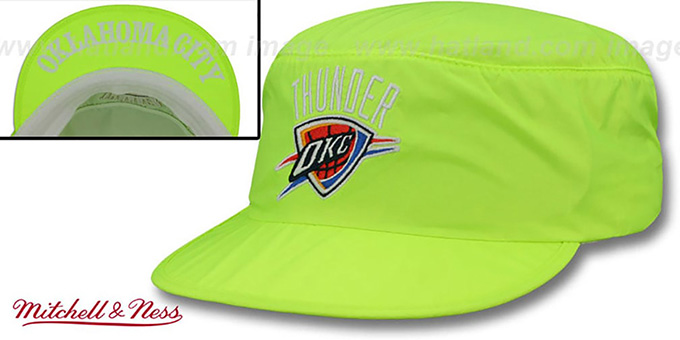 Thunder 'NEON PAINTER' Yellow Hat by Mitchell and Ness