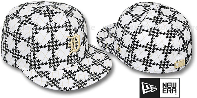 Tigers 'A-TOOTH' White-Black Fitted Hat by New Era