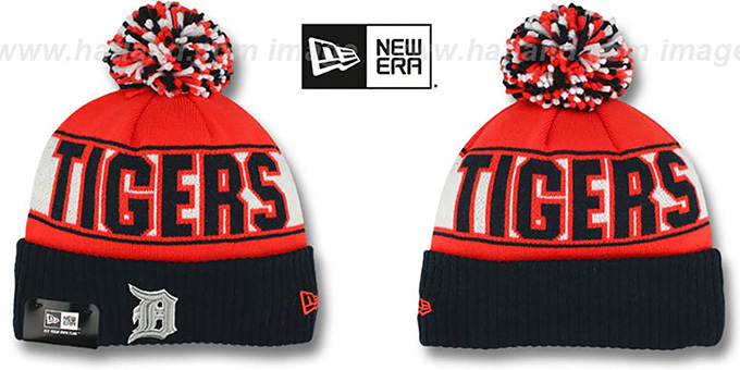 Tigers 'REP-UR-TEAM' Knit Beanie Hat by New Era