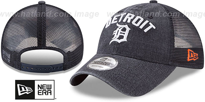 Tigers 'RUGGED-TEAM TRUCKER SNAPBACK' Navy Hat by New Era