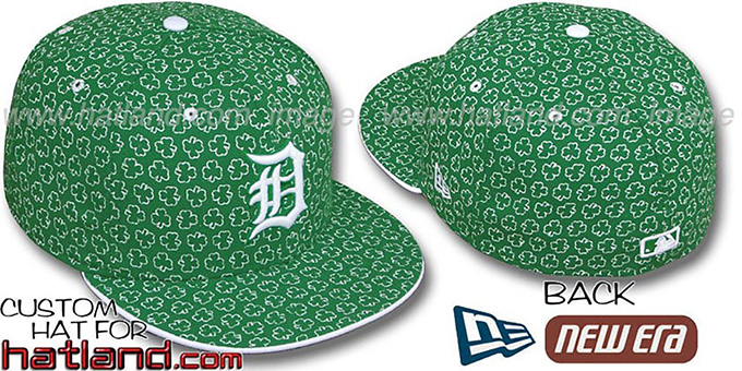 Tigers 'ST PATS FLOCKING' Kelly Fitted Hat by New Era