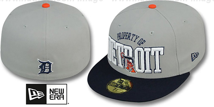 Tigers 'TEAM-PRIDE' Grey-Navy Fitted Hat by New Era