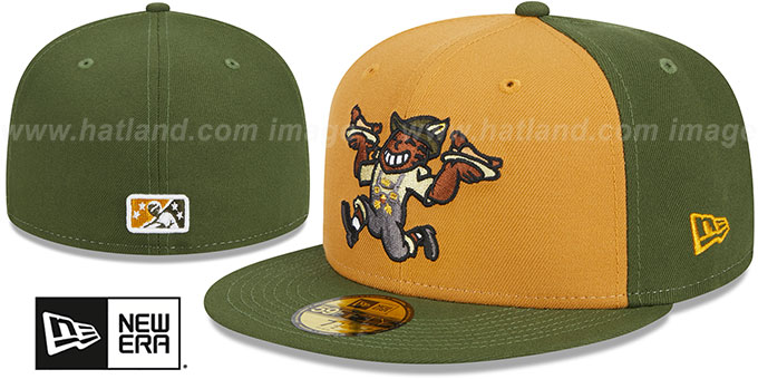 Timber Rattlers 'THEME NIGHT' Tan-Green Fitted Hat by New Era