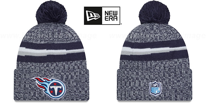 Titans 2023 'SIDELINE' Knit Beanie Hat by New Era