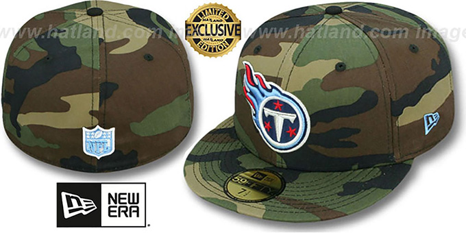 titans fitted hats