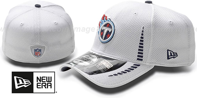 Titans 'NFL TRAINING FLEX' White Hat by New Era