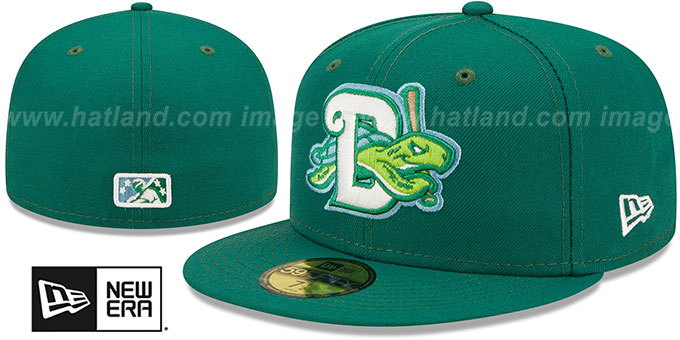 Tortugas 'MILB ONFIELD GAME' Green Fitted Hat by New Era