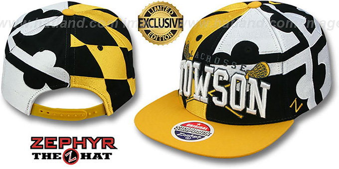 Towson 'LACROSSE SUPER-FLAG SNAPBACK' Hat by Zephyr