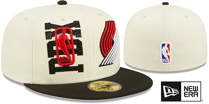 Trail Blazers '2022 NBA DOUBLE WHAMMY DRAFT' Fitted Hat by New Era