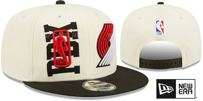 Trail Blazers '2022 NBA DOUBLE WHAMMY DRAFT SNAPBACK' Hat by New Era