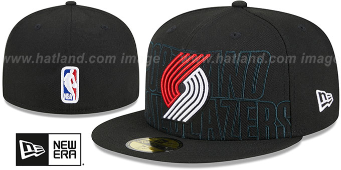 Trail Blazers 2023 'NBA DRAFT' Black Fitted Hat by New Era