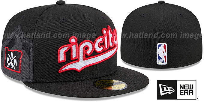 Trail Blazers 24-25 'CITY-EDITION' Fitted Hat by New Era