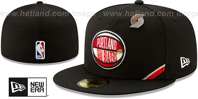 Trailblazers '2019 NBA DRAFT' Black Fitted Hat by New Era