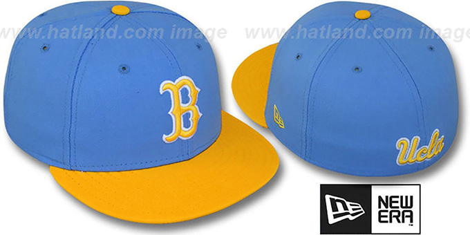 UCLA '2T NCAA-BASIC' Sky-Gold Fitted Hat by New Era