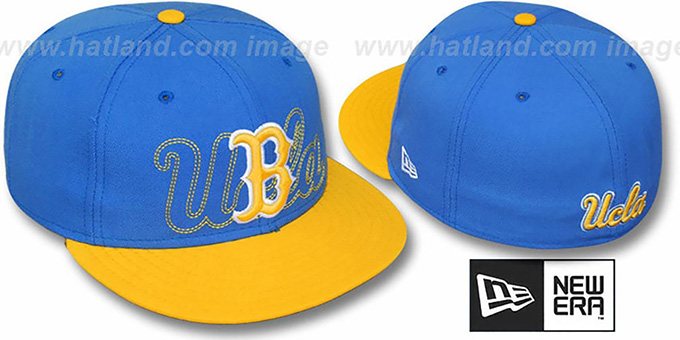 UCLA '2T SHADOW NCAA-BASIC' Sky-Gold Fitted Hat by New Era