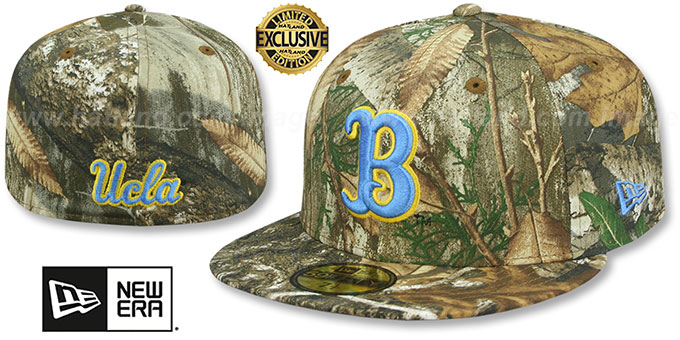 UCLA 'NCAA TEAM-BASIC' Realtree Camo Fitted Hat by New Era