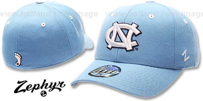 UNC 'DH' Sky Fitted Hat by ZEPHYR