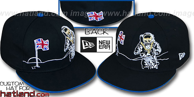 United Kingdom 'MOONMAN' Black Fitted Hat by New Era