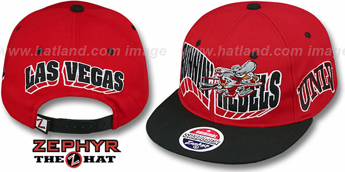 UNLV '2T FLASHBACK SNAPBACK' Red-Black Hat by Zephyr