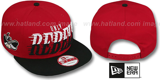 UNLV 'SAILTIP SNAPBACK' Red-Black Hat by New Era